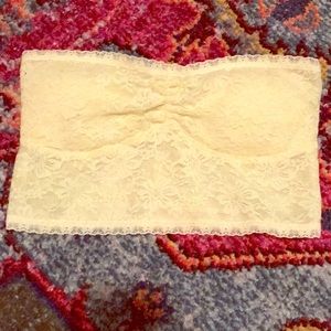 Yellow lace bralette